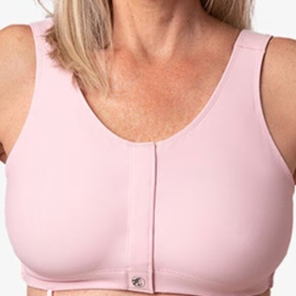 Set of 2 Post Breast Surgery Bra Pink Size Large Masthead Mastectomy - Picture 1 of 8